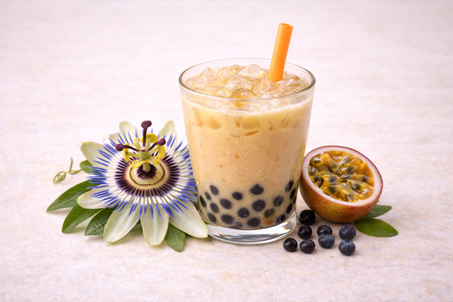 Bubble Tea Passion Flower