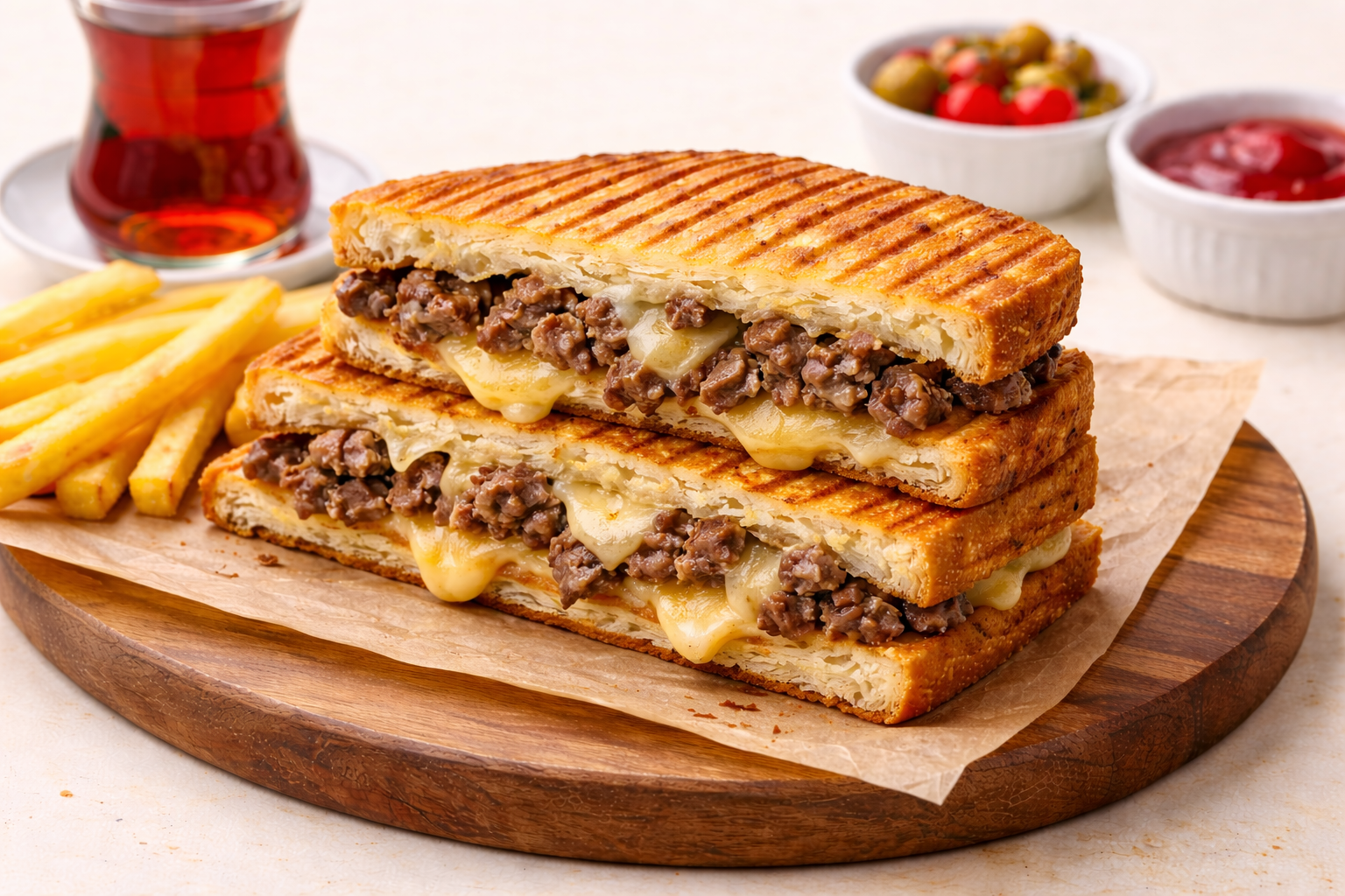 Dublin Cafe & Lounge | Pendik - Kavurma Kaşarlı Tost