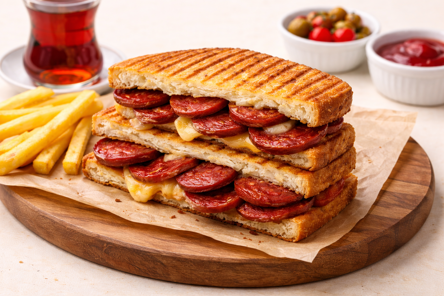 Dublin Cafe & Lounge | Pendik - Sucuklu Tost