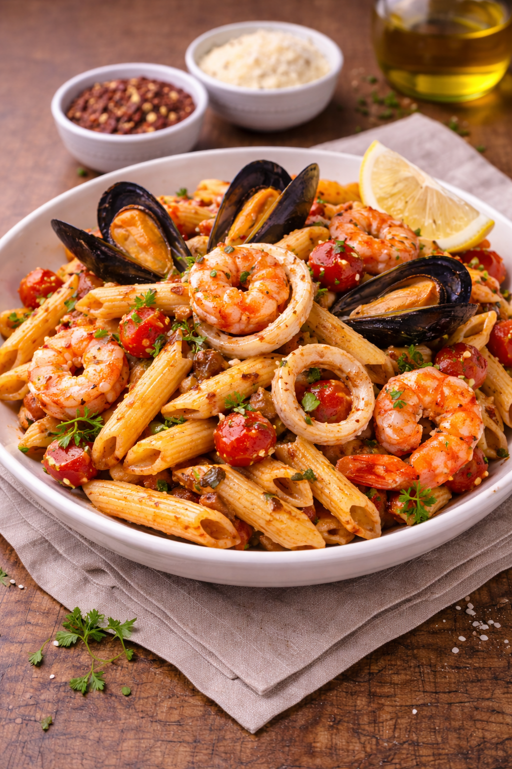 Dublin Cafe & Lounge | Pendik - Deniz Mahsullü Penne